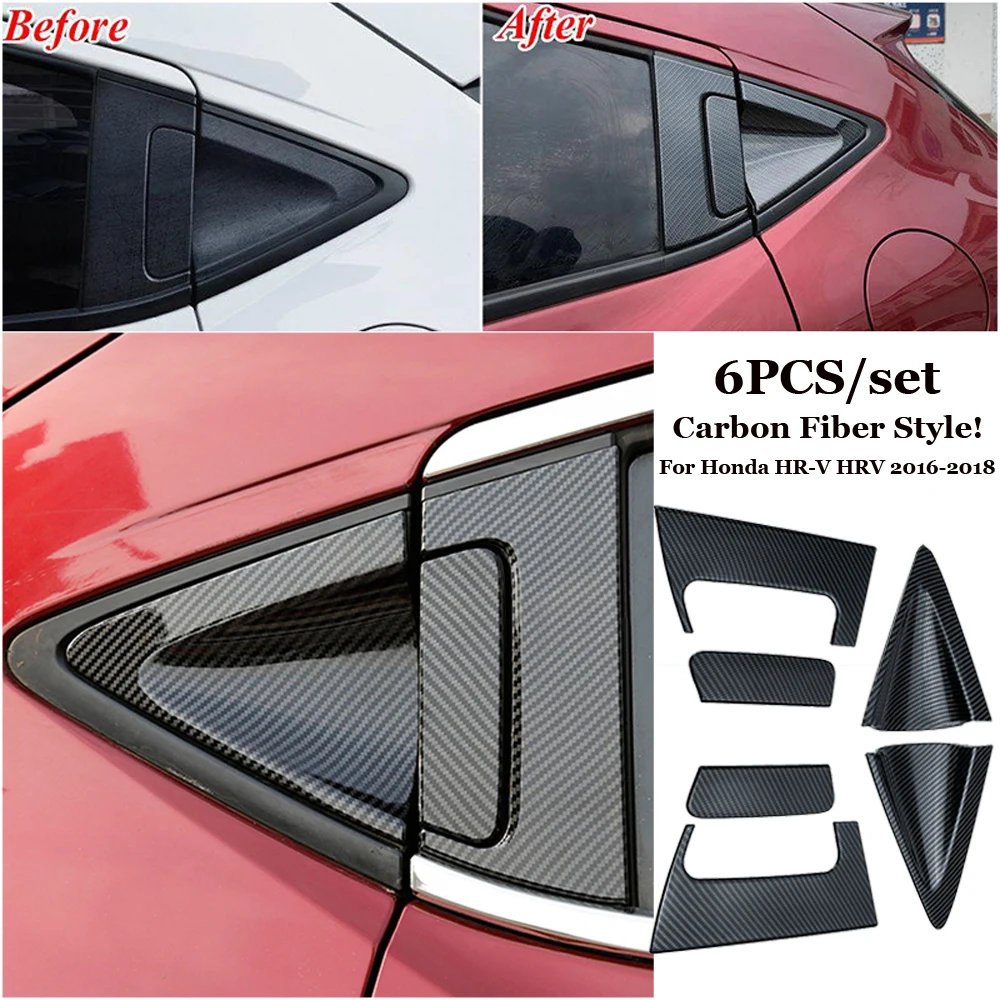 Ободок обшивки дверных ручек чаши крышки для Honda HR-V HRV- украшения 6 шт. АБС легкий аксессуар прочный