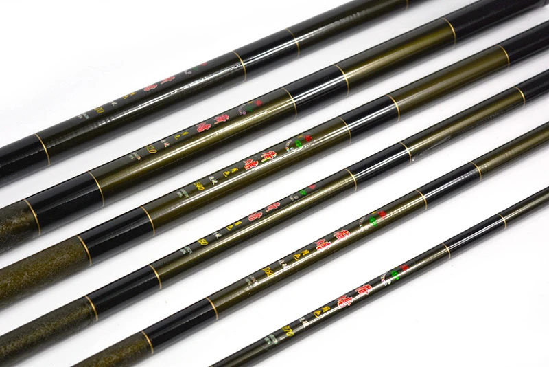 High Quality Telescopic Hand Fishing Pole Strong Fiberglass Fishing Rod Stick 2.7M-7.2M (The Carbon 99% Label is Wrong.) (4)