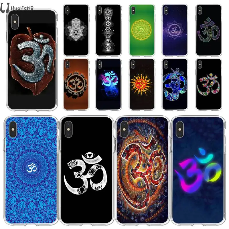 LJHYDFCNB Aum Om Yoga TPU мягкий чехол для телефона iPhone 11 pro XS MAX 8 7 6 6S Plus X 5 5S SE XR | Мобильные