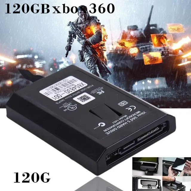 Expand Your Entertainment Collection with 120GB Internal HDD Hard Drive Disk for Xbox 360 E Xbox 360 Slim Console