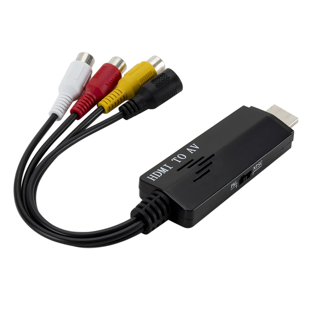 HDMI в RCA конвертер Кабель-адаптер Hdmi в Av конвертер Hdmi в Av HD конвертер поддерживает 1080P адаптер конвертер кабель 3 цвета