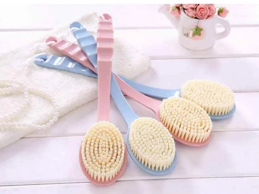 Long Handle Soft Bristle Bath Brush after Back Brush Adult Rubbing Decontamination Bath Brush Bath Rub Back Bath Brush Body Brus