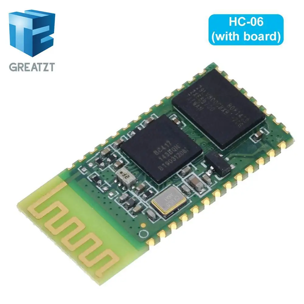 1 ШТ. HC06 HC 06 Беспроводной Серийный 4 Pin Радиотрансивер RS232 TTL Модуль Bluetooth плагин|rs232