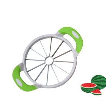 

10pcs Watermelon Cutter Knife Cantaloupe Slicer Corer Splitters Stainless Steel Fruit Divider Kitchen Tools WB1604
