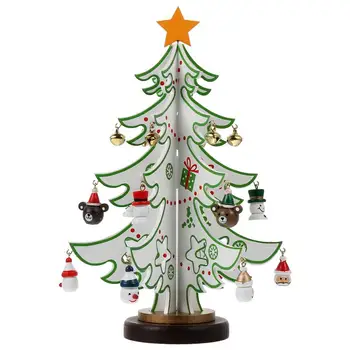 

1pc Wooden Christmas Tree Adornment Festival Style Exquisite Christmas Tree Ornament Christmas Tree Adornment