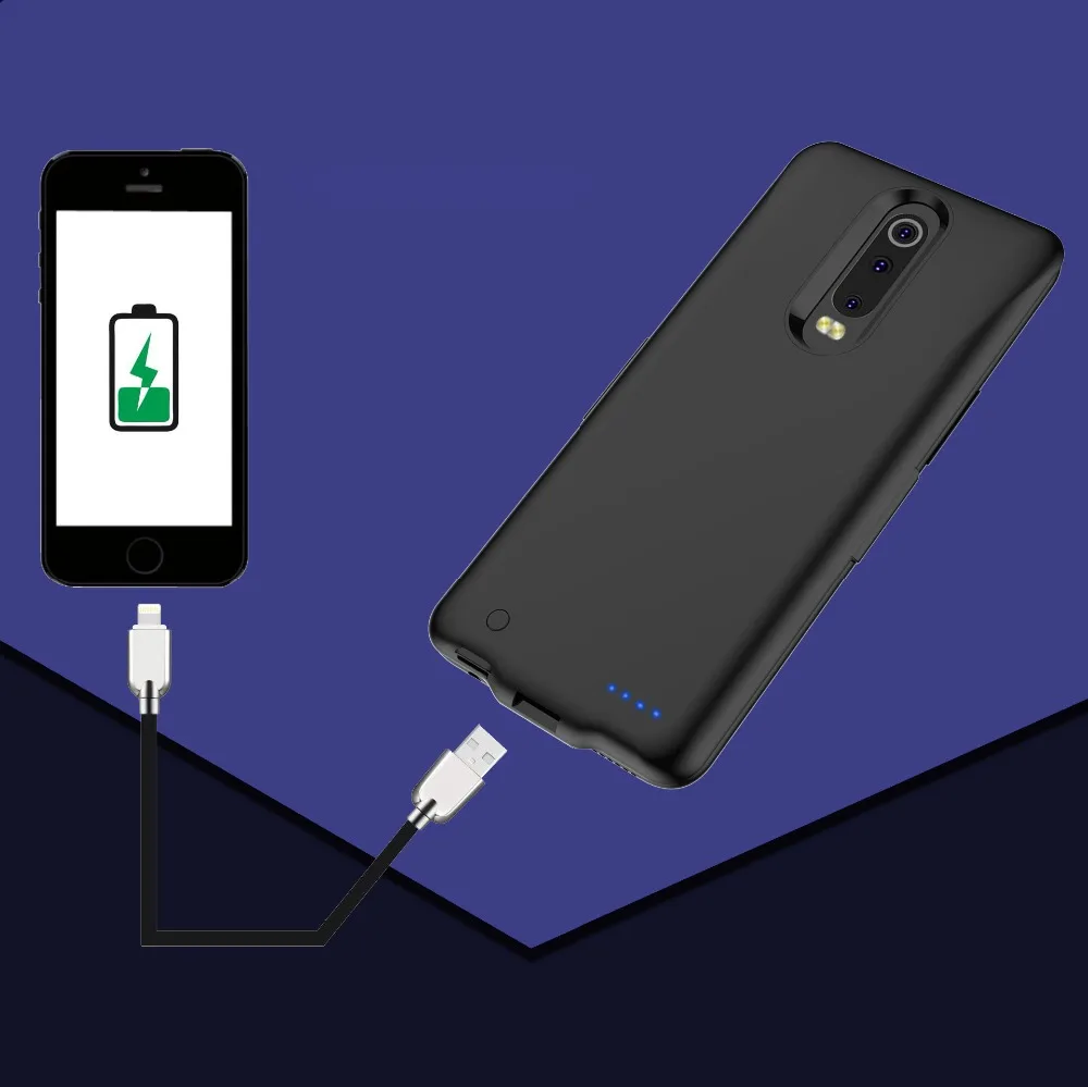 Портативный чехол с зарядным устройством для OPPO R17 Pro Ультратонкий силиконовый