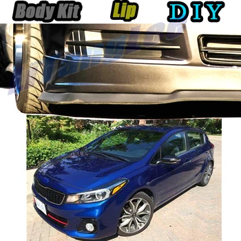 

Car Bumper Lip Front Spoiler Skirt Deflector For KIA Forte K3 Cerato Shuma Koup Tune Car Modified Body Kit VIP Hella Flush Lips