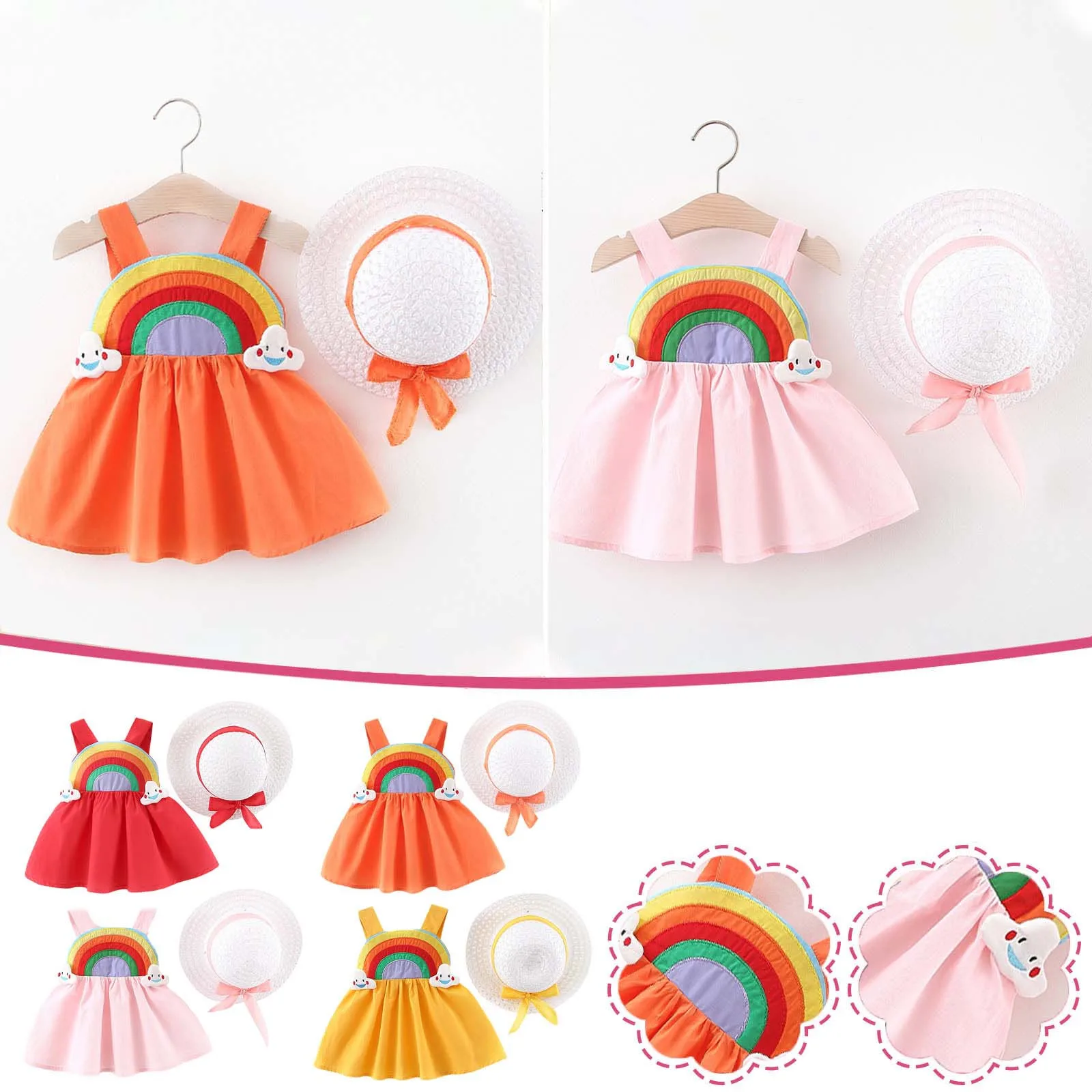 vestido Infantil arco-iris vestido infantil com chapéu body infantil vestido vestido infantil princesa vestido de festa promoção Vestido de Festa vestido infantil menina vestido infantil simples e bonito vestido infantil simples Vestido de Festa Infantil vestido infantil promoção vestido infantil verão vestido infantil