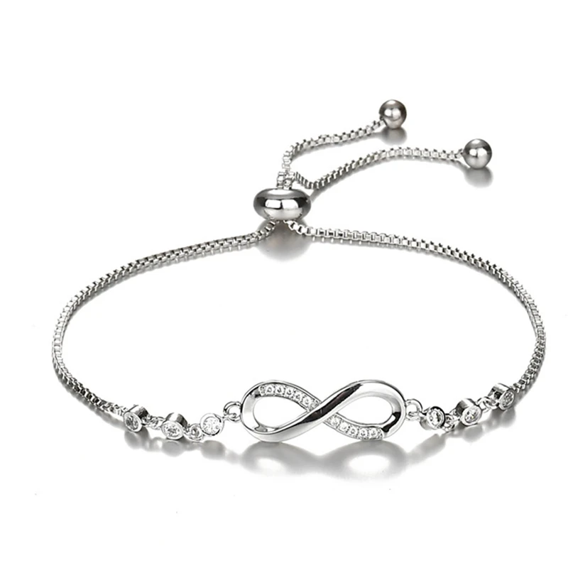 Infinity Charm Vrouwen Bruidsmeisje Sieraden Rvs Forever Vriendschap Armband Vrouwelijke Vriendinnen|Schakel Armbanden| - AliExpress