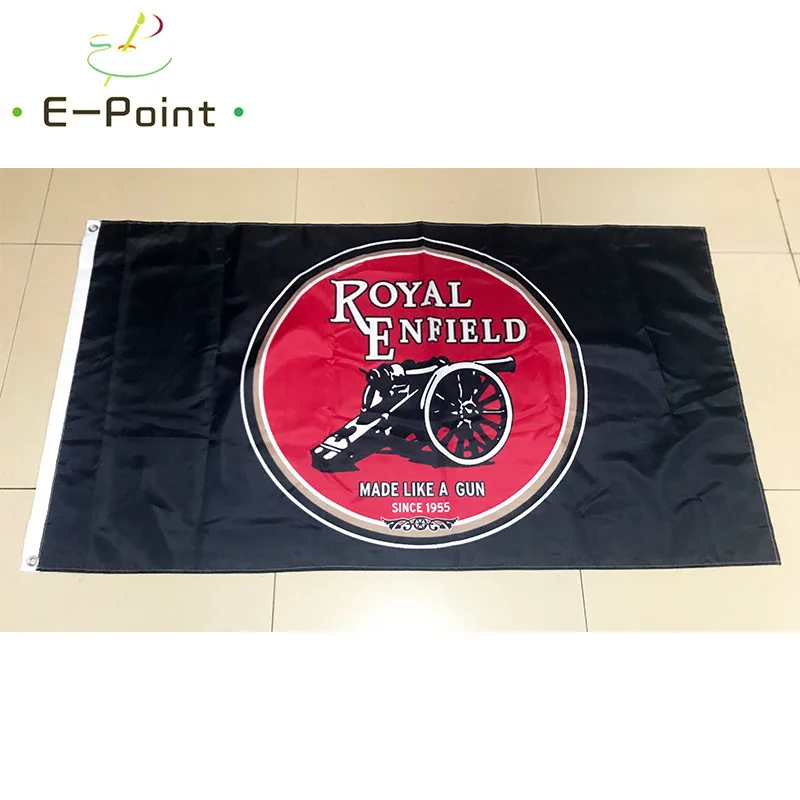 

Flag of Royal Enfield 90*150cm Size Christmas Decorations for Home and Garden
