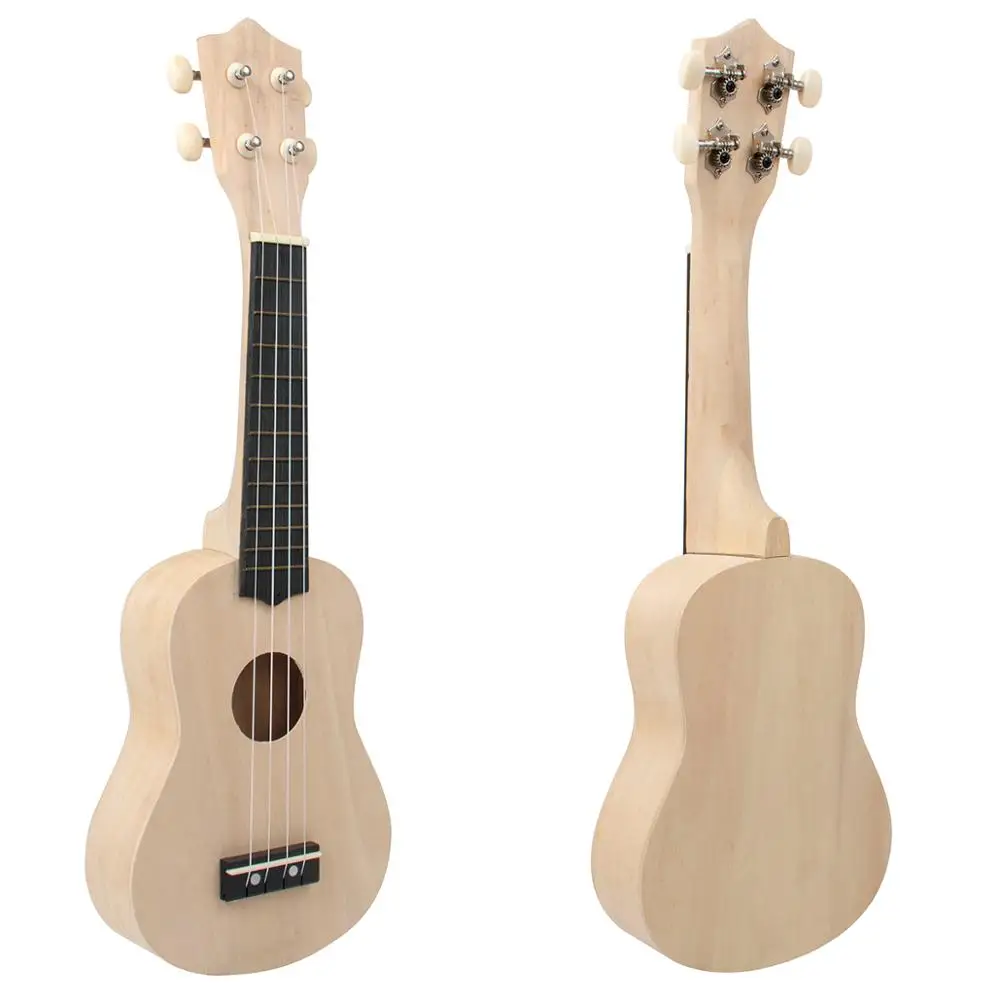 Kmise Ukulele DIY Kit Soprano Bass Wood Build Your Own Uke with