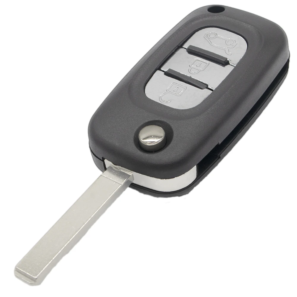 

WhatsKey 2/3 Button Replacement Remote Flip Folding Car Key Shell Case Fob Cover For Renault Fluence Clio Megane Kangoo Modus