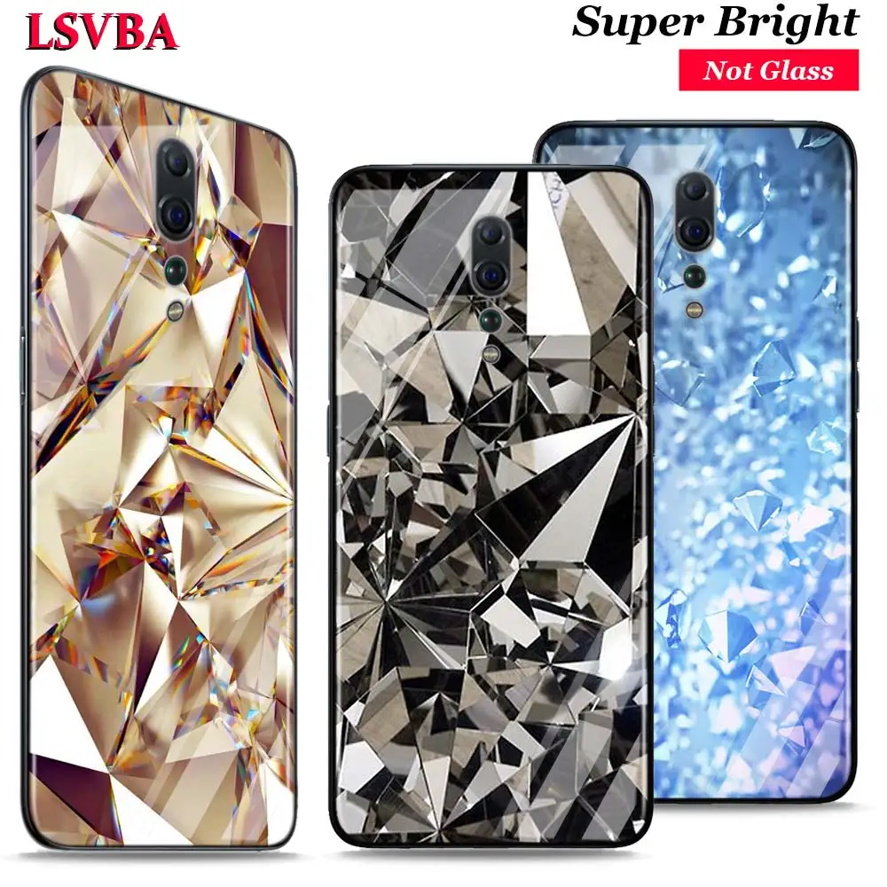 Алмазные детали для OPPO Reno Z 10X Zoom F11 F9 F7 F5 A7 R9S R17 Realme 2 C2 K3 Pro суперяркий глянцевый