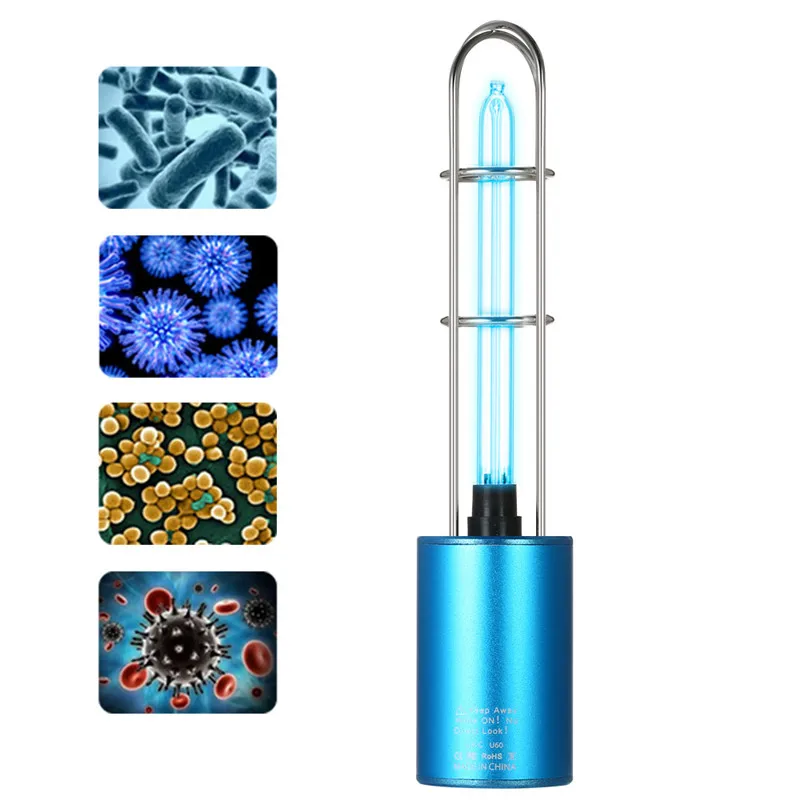 New Original Rechargeable Portable UV Disinfection Lamp Household Car Mini Deodorant UV Germicidal Lamp Built-in Battery
