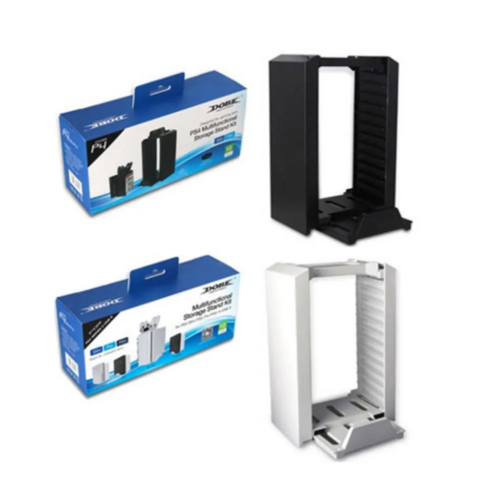 PS4/PS4 Slim/PS4 PRO/PS VR игровой диск для хранения башня консоль подставка держатель ж/контроллер перемещение зарядная док-станция Вентилятор охлаждения