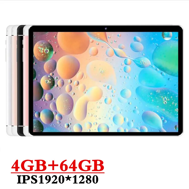 2020 новый дизайн, 10,1 дюймовый планшет, Android 9,0, 8 ядер, 4 Гб ОЗУ + 64 Гб ПЗУ, двойная камера, 8 Мп, SIM планшет, ПК, Wifi, gps, 4G, Lte телефон