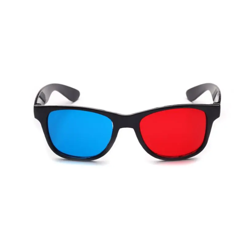 Blue And Red Frame Home 3D Glasses For Dimensional Anaglyph Movie Game DVD Picture