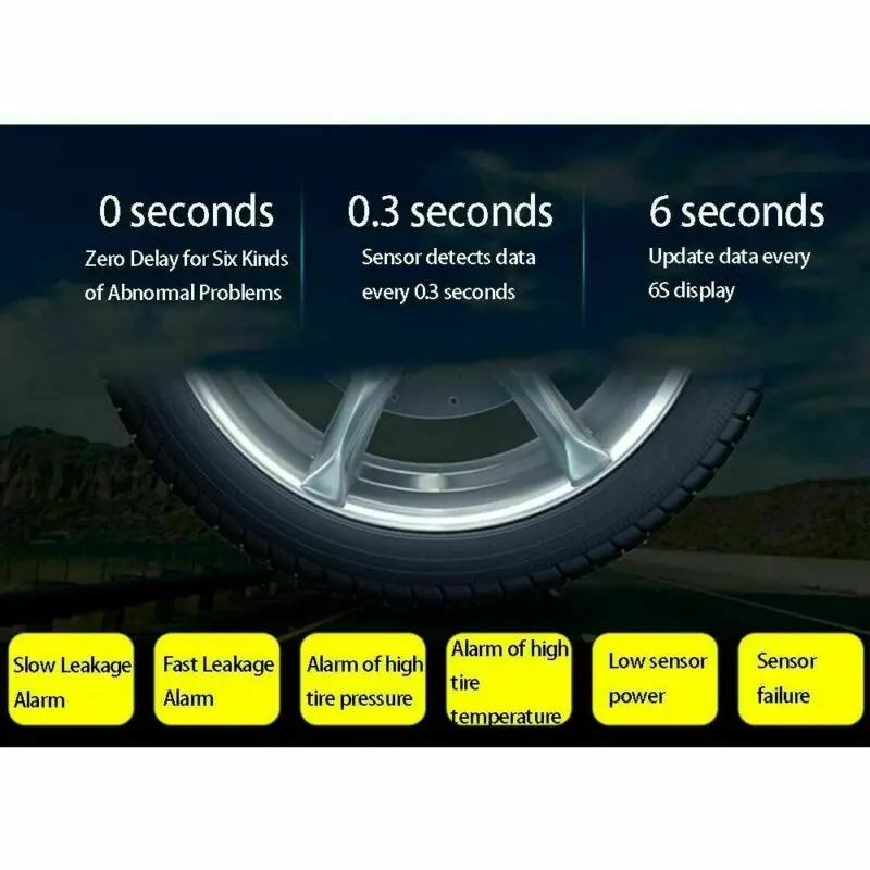 Беспроводная Солнечная Авто рейфендрукконтроллсистема lcd TPMS+ 4 Externe Sensoren бар