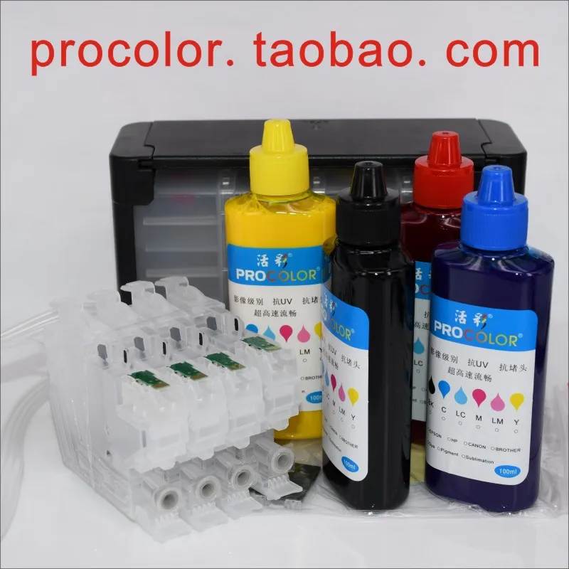 LC3317 LC3319 LC 3317 3319 CISS для BROTHER MFC J5330DW J5730DW MFCJ6530DW J6730DW J6930DW принтер с чипом|Чернильные