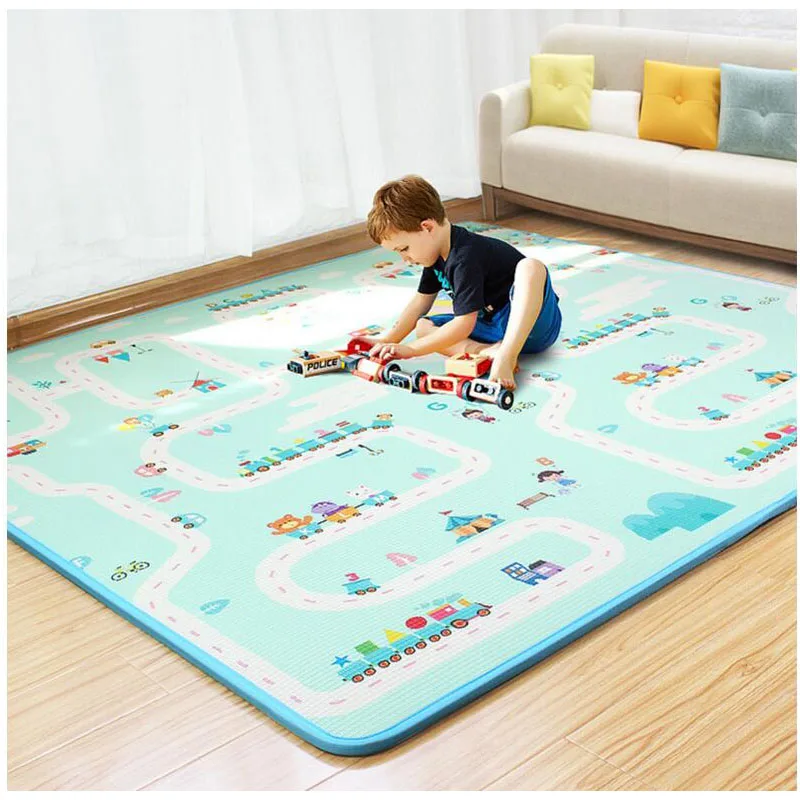

2.0cm Thick Baby Training Walking Shatter-Resistant Floor Mats Environmental Protection XPE Baby Crawling Mat Baby Toy Game Pad