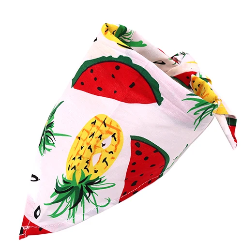 watermelon 1 1 шт. собака бандана шарф лето тропический лес милый питомец собака персонализированный бандана нагрудники регулируемые аксессуары для домашних животных поставщик - Цвет: watermelon 1