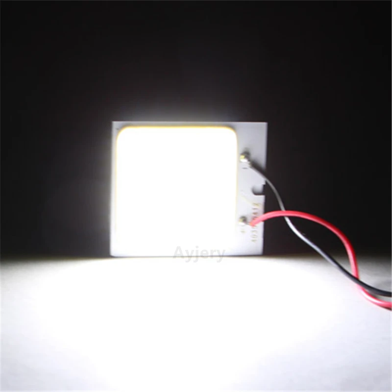 Ayjery 200 шт 24 SMD COB чип 24 светодиодный 12 В DC панельные лампы с T10+ фестон-адаптер Белый светодиодный Автомобильный светодиодный свет
