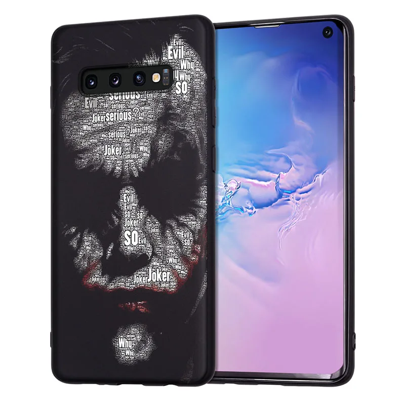 Мягкий ТПУ чехол для samsung Galaxy S8 чехол DC Joker для samsung S9 Чехол черный для samsung S7 Edge S8 S9 S10e S10 Plus чехол - Цвет: 02