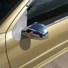 For Peugeot 206 CITROEN C2 Chrome Side Wing Mirror Cover Rear View Overlay Trim Frame Panel Chrome Car Styling Accessories For Peugeot 206 CITROEN C2 Chrome Side Wing Mirror Cover Rear View Overlay Trim Frame Panel Chrome Car Styling Accessories