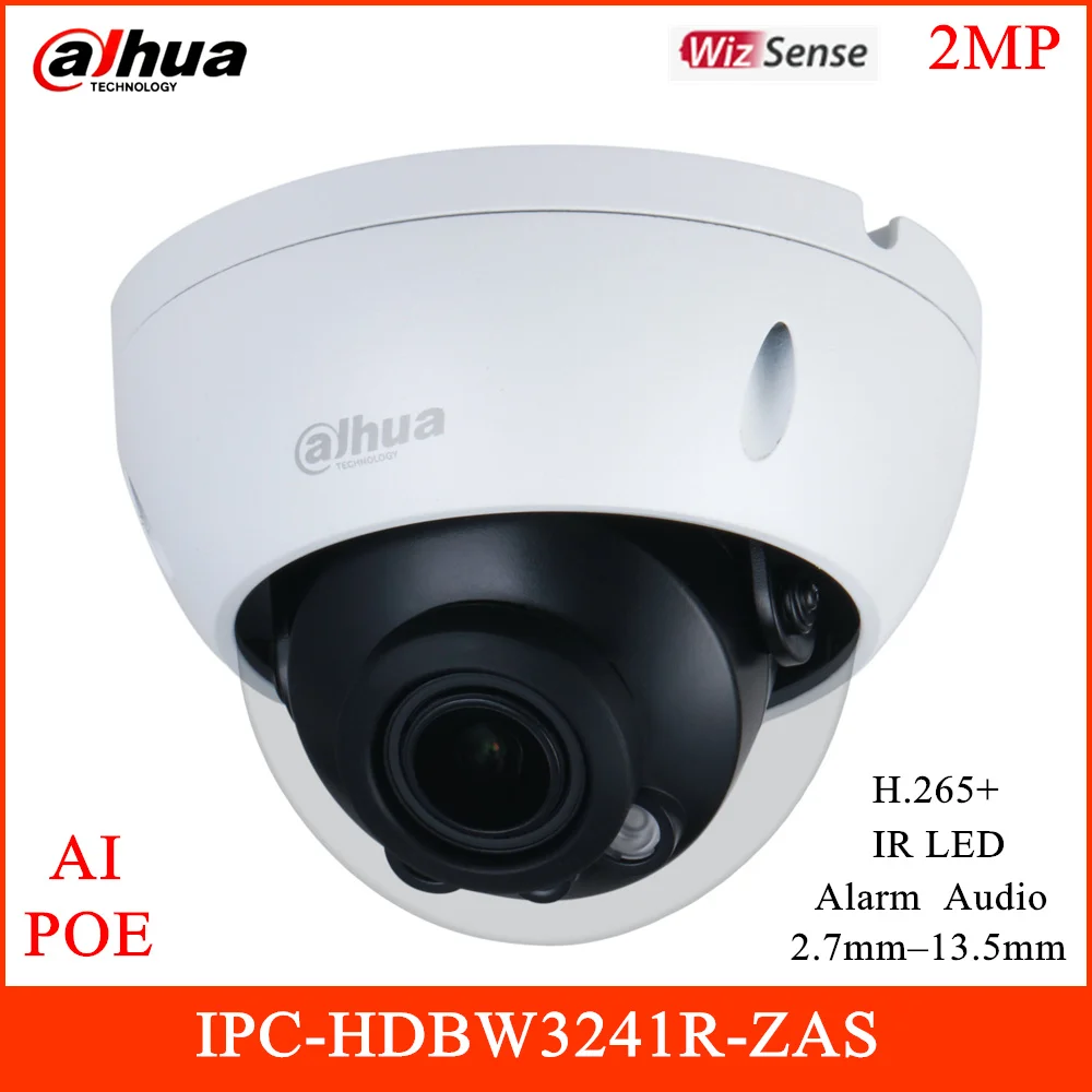 Dahua 2MP Lite AI IP камера WizSense Series H.265 + Встроенная Фотокарта памяти 256G и POE|Камеры