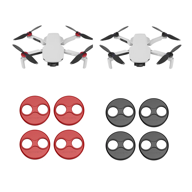 Flash Sale TCW 4PCS Motor Cover for DJI Mavic Mini Drone Protector Cap Aluminum Alloy Motor Dust-proof Scratchproof Protection Cover Accessorie 