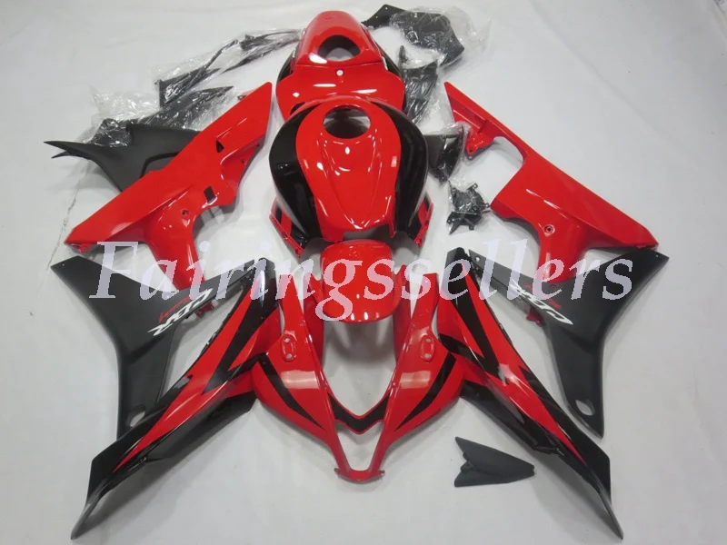 

New ABS Injection Mold motorcycle Fairings Kits 100% Fit For Honda CBR600RR F5 07 08 2007 2008 fairing set Red Style Design