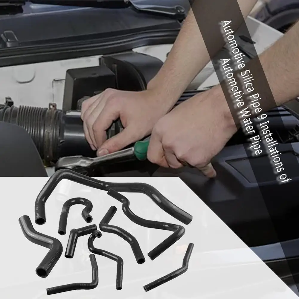 

Car Accessories Automotive Silicone Car Water Pipe 9Pcs For Honda For Civic Car Modification Accessories