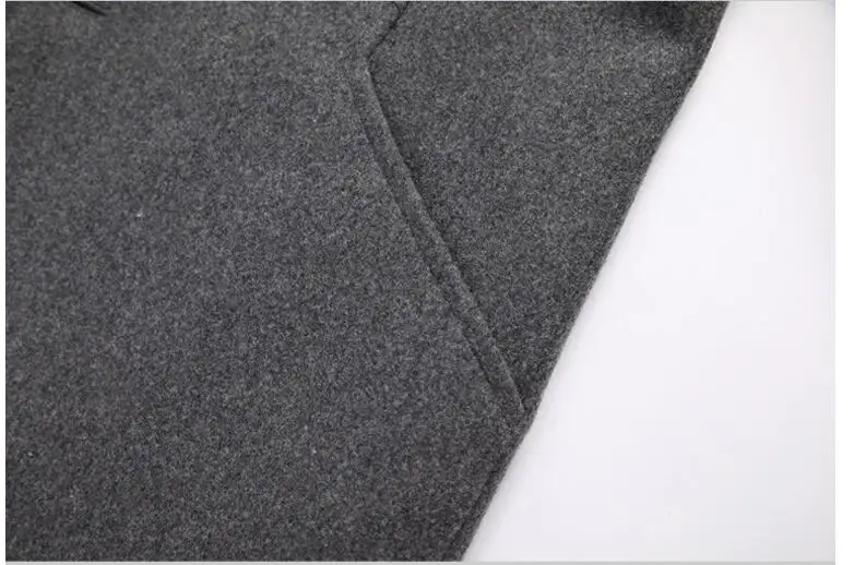 M-4XL, зимнее шерстяное пальто для мужчин, для отдыха, длинные секции, шерстяные пальто для мужчин, чистый цвет, модные куртки, повседневное Мужское пальто P82607