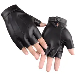 2019 противоскользящие перчатки без пальцев мужские зимние водительские перчатки из искусственной кожи мужские для защиты от солнца во