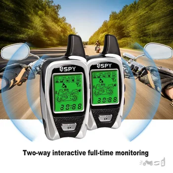 

5000M Motorcycle Alarm Set Security ABS Microwave Sensor Remote Start Accessories Anti-theft Burglar Sound Motorbike Two Way
