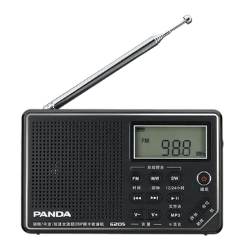

Portable Full-band Radio with Telescopic Antenna Retro FM/MW/SW Stereo Radio Signal Digital Receiver Power Station Mini Radio