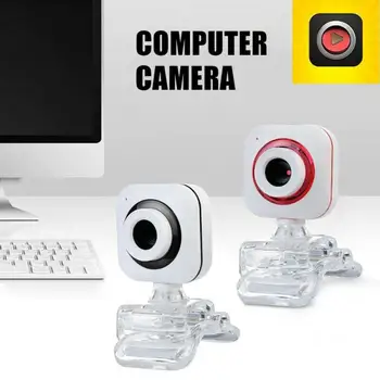 

1/2/5 Pcs NEW Portable Web Camera PC Computer Night Webcam USB Free Driver Camera With Microphone Web Cam Webcamera