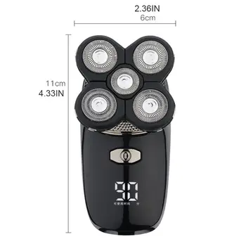 

5 in 1 Electric Hair Clippers for Men Nose Beard Trimmer Cordless USB Razor Kit