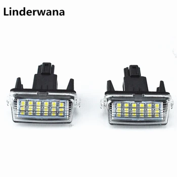 

For Toyota Corolla Fielder Camry Yaris Vitz Prius C Verso Ractis Avensis SAI Noah Voxy Esquire License Plate Lights 2Pcs