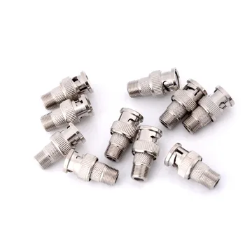 

New BNC Male Plug to F Female Connector Coupler Jack Adapter Coax Wholesale 10pcs