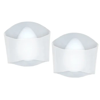 

2pcs Health Care Arch Support Pain Relief Flat Feet Bandage Design Silicone Soft Insoles Plantar Fasciitis Protection Massage