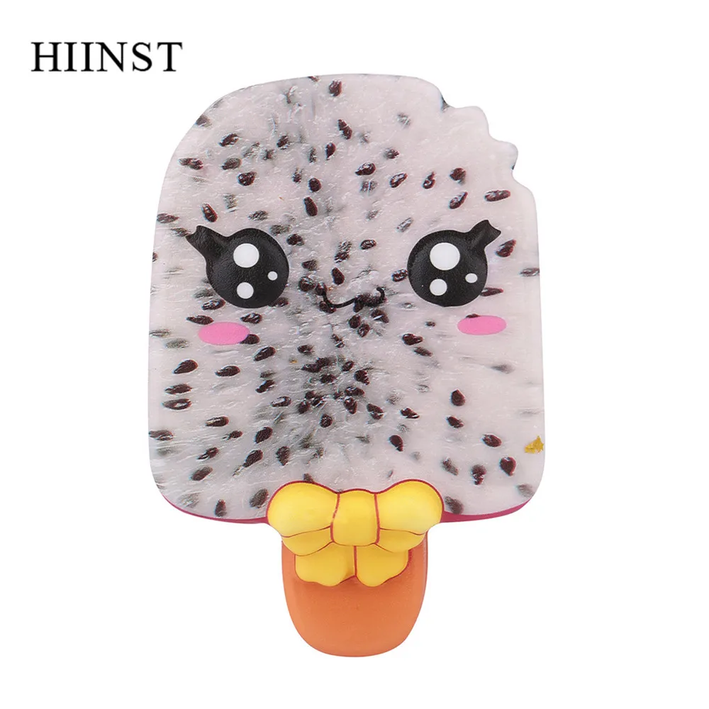 HIINST, рождественские игрушки, сжимающие стресс, Мультяшные фрукты, мороженое, принт, медленно поднимающаяся ароматическая игрушка для взрослых, снимает стресс, Реалистичная игрушка - Цвет: F
