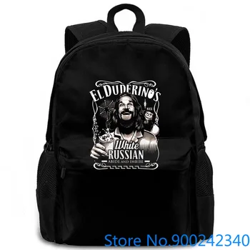 

The DUDE Big Lebowski ABIDE Poster Jeff Bridges El Duderino Black Novelty 2018 women men backpack laptop travel school