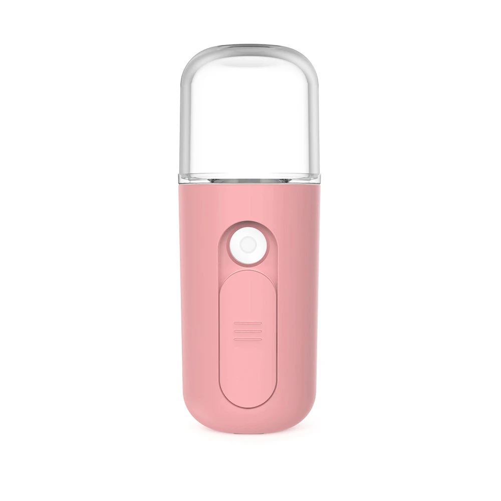 A41pink2 Портативный нано-распылитель для лица увлажнение парохода инструмент для красоты USB зарядка удобный распылитель - Цвет: A41pink2