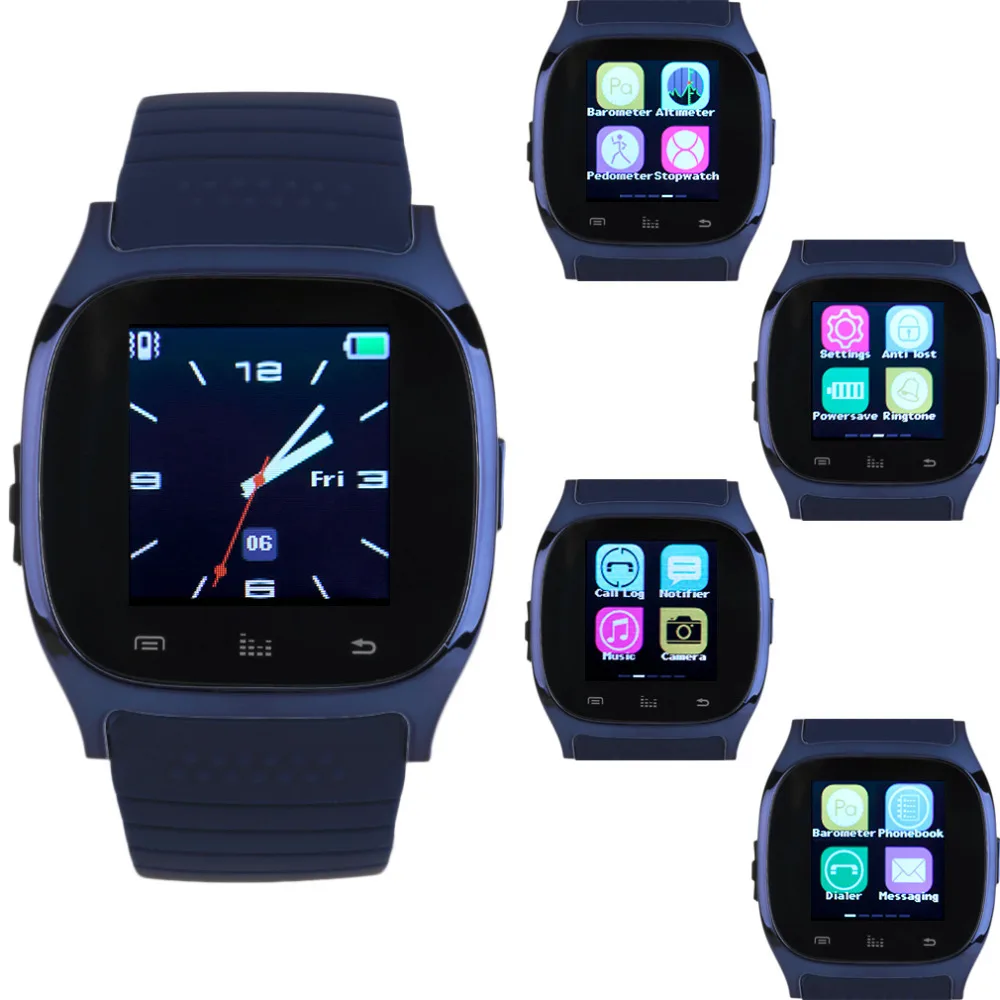 

Update M26 Wireless Bluetooth V4.0 Smartwatch Smart Wrist Electronic Watches Sync Phone Mate For IOS Apple iPhone Android Phones