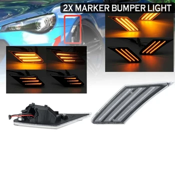 

NEW-Dynamic Led Turn Signals Flowing Light Led Side Marker Bumper Light Sequential Blinker for Subaru BRZ for Scion FR-S 86