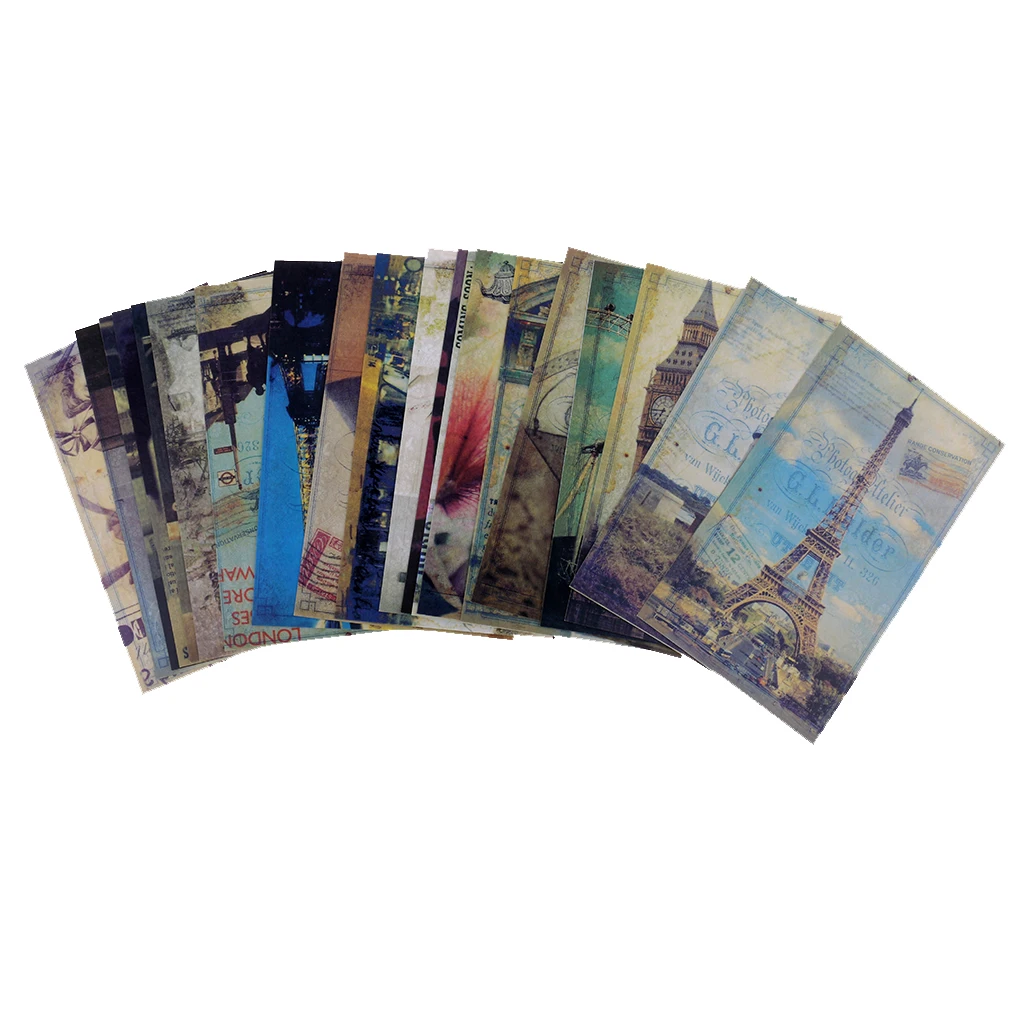 Открытка в упаковке 20 фотографий винтажная поздравительная Подарочная открытка