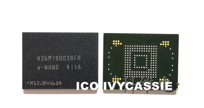 H26M78003BFR eMMC BGA169 NAND Flash IC 64GB Memory Store Chip Soldered Ball 55元 1个_副本