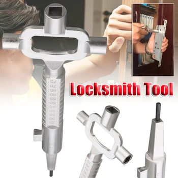 

Sliver Locksmith Tool Multi Purpose Cylinder Gauge Cam Turner Spindle Turner