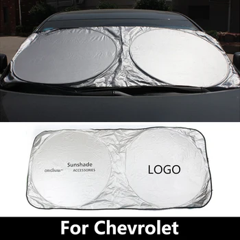 

Car Windscreen Sunshade For Chevrolet Camaro 5 6 Captiva C100 Corette Cruze J300 Malibu Niva Front Window Windshield Visor Cover